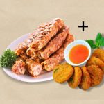 Chicken Lobak (20 Pcs) & Thai Fish Cake (25 Pcs) with Chili Sauce